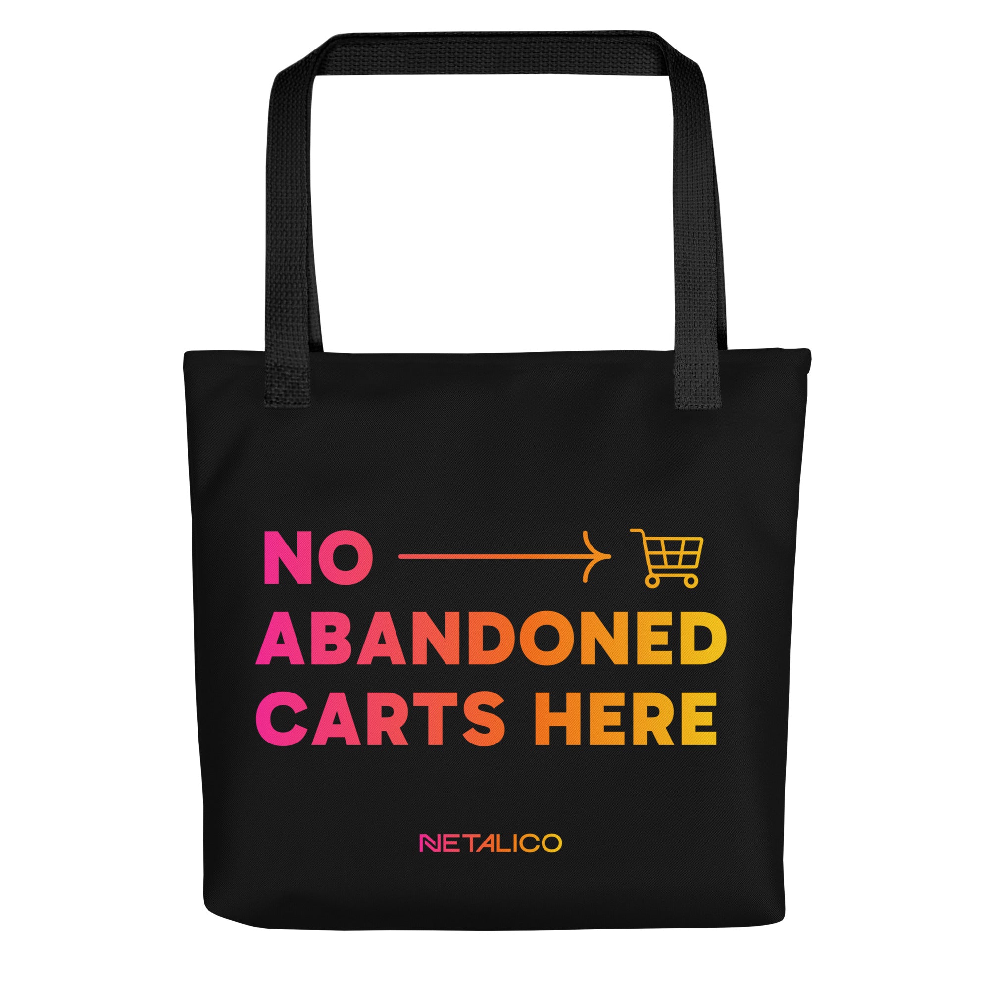 No Abandoned Carts Here Tote