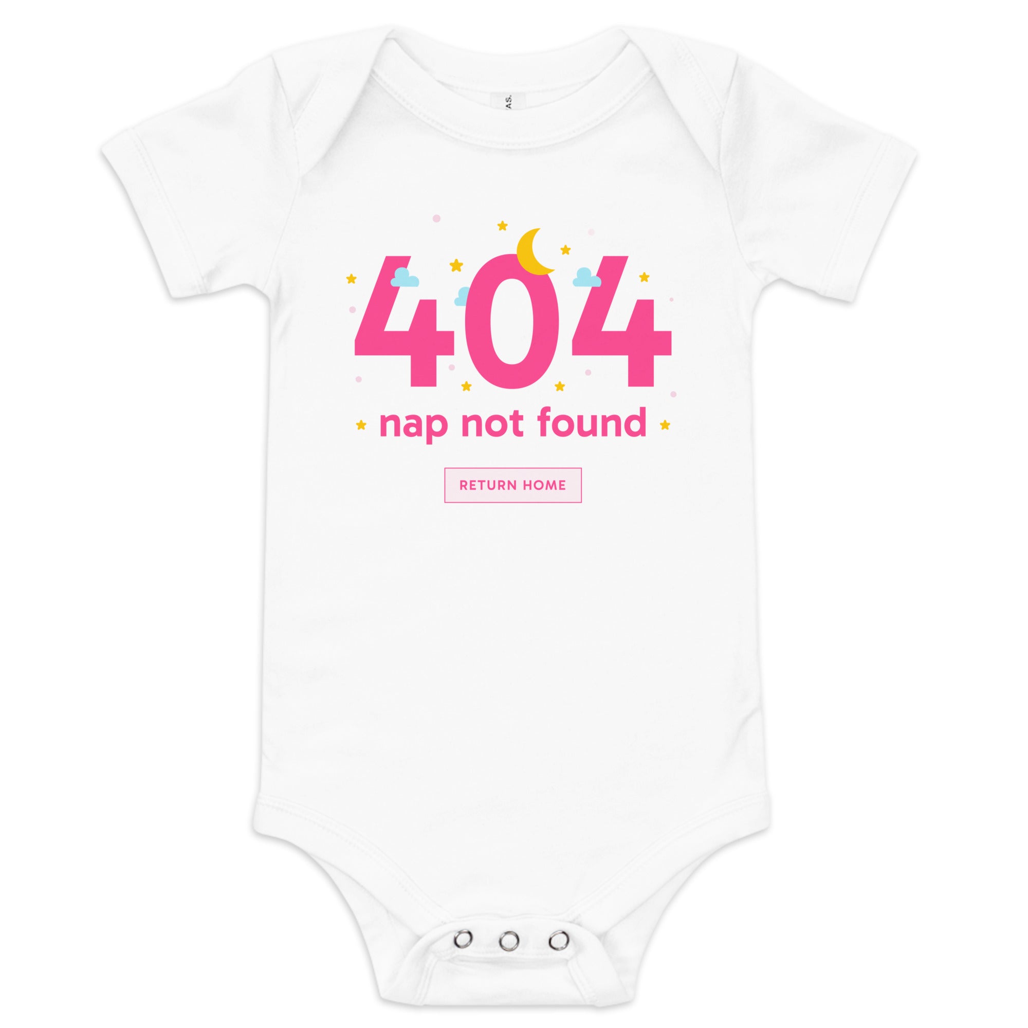 404 Nap Not Found Baby Onesie