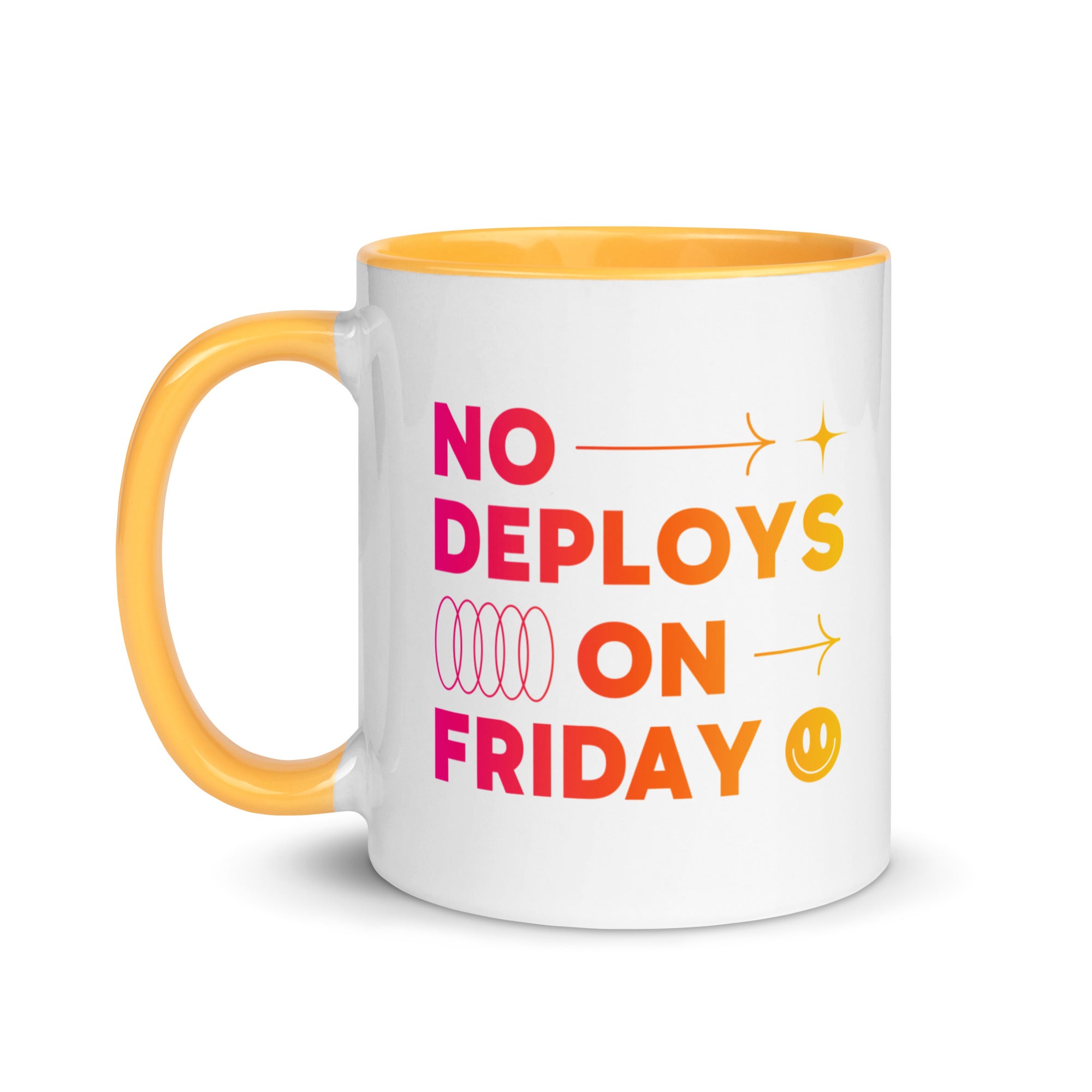 No Deploys On Friday Mug