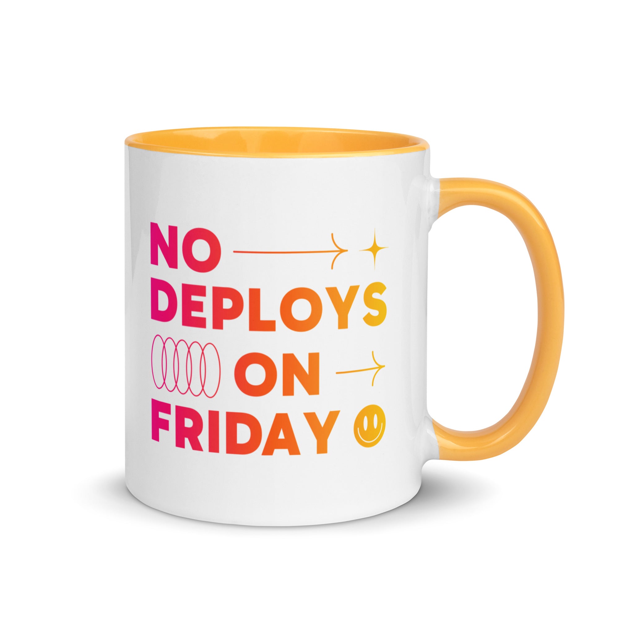 No Deploys On Friday Mug