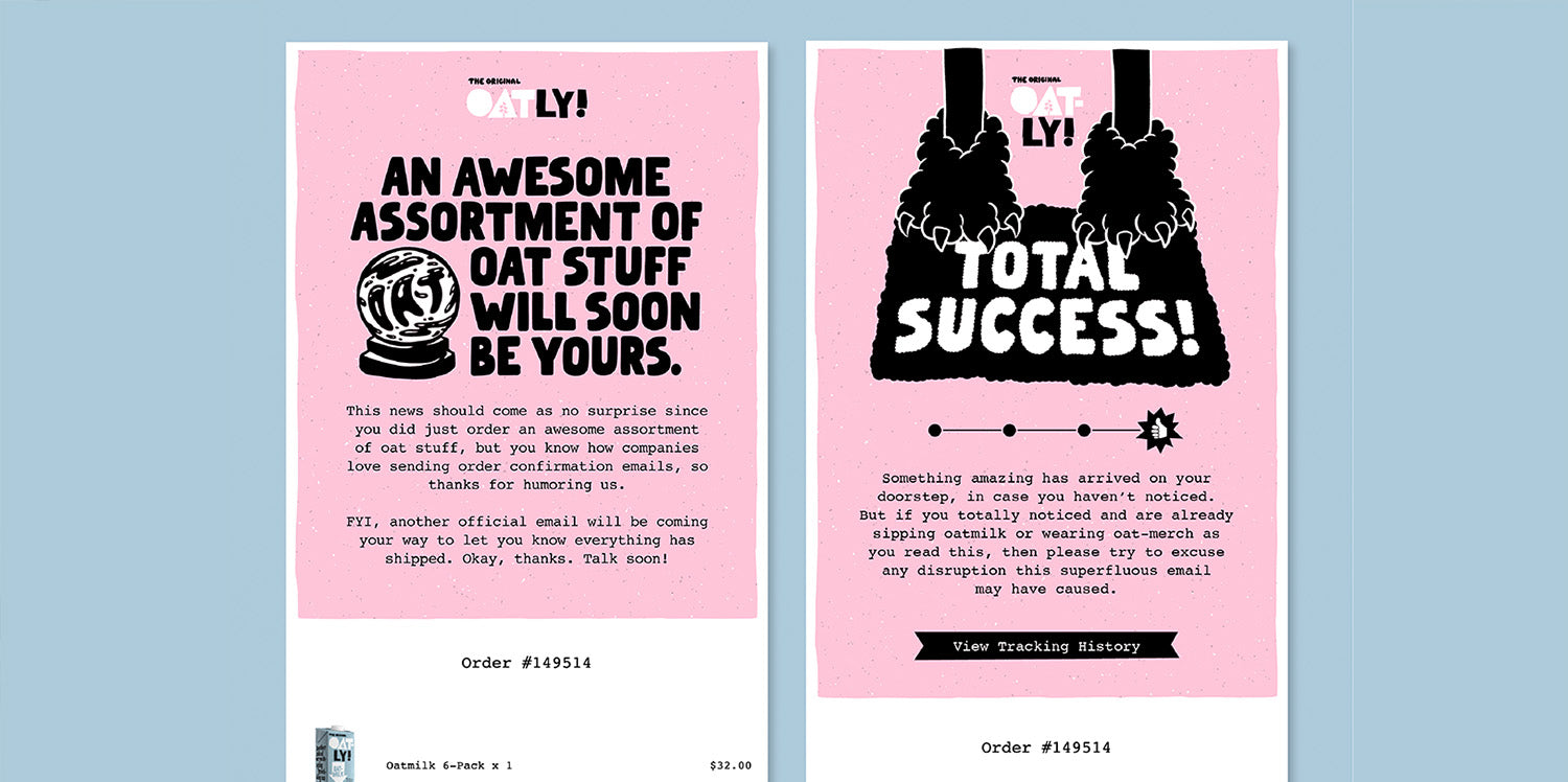 Two Oatly Emails