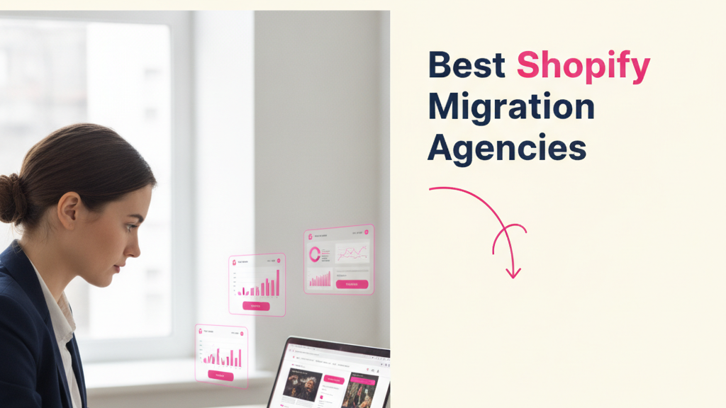 Best Shopify migration agencies 2026 - professional reviewing an ecommerce store