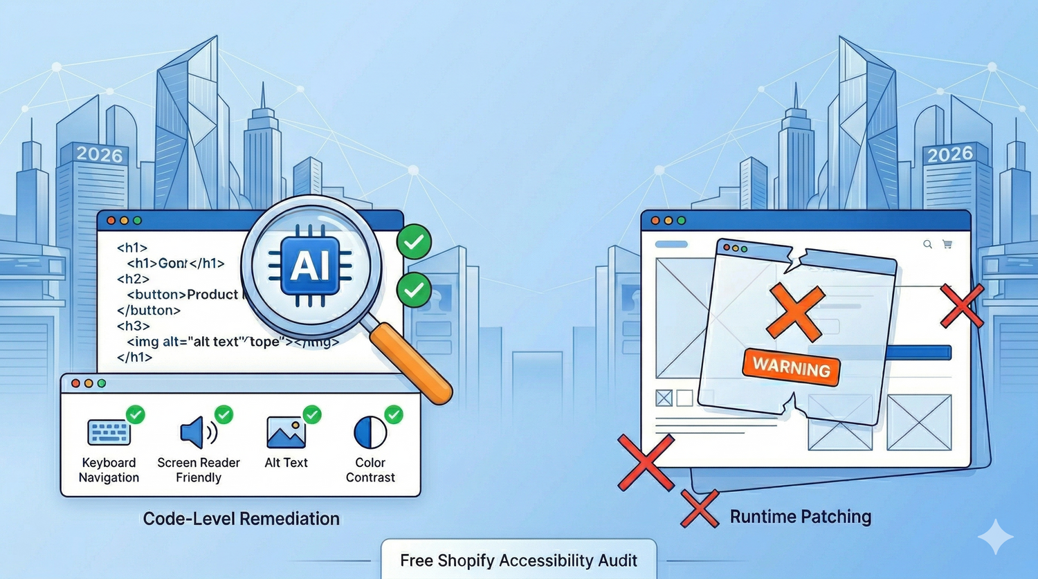 Shopify ADA Compliance in 2026: AI-Powered Tools That Actually Work (And The Ones That Were Fined $1 million by the FTC)