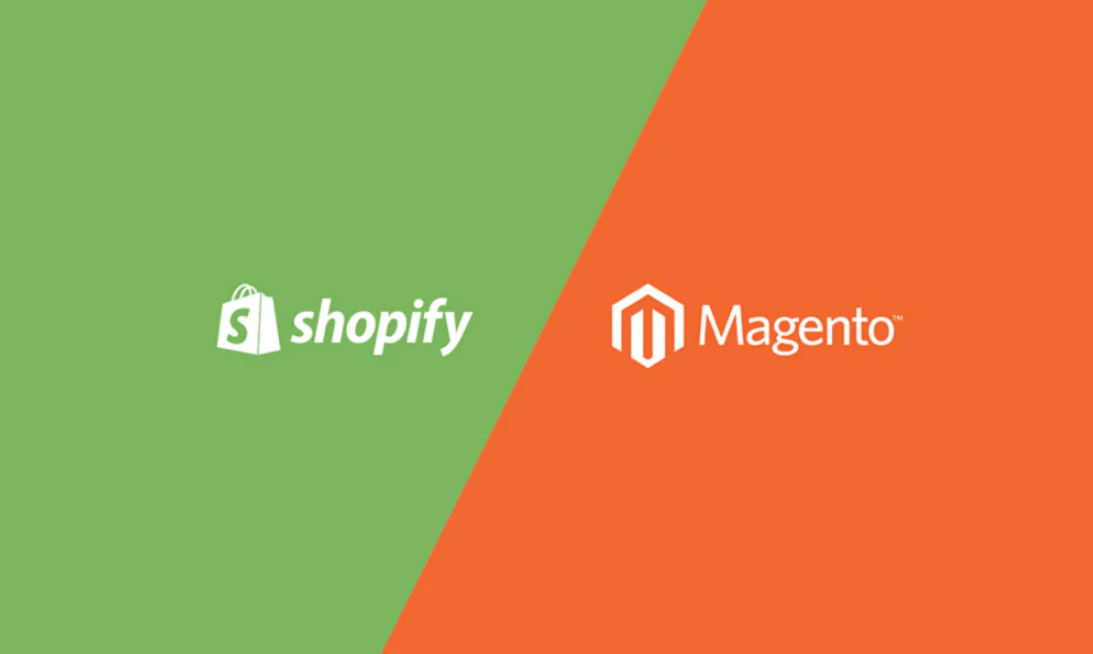 shopify and magento logos