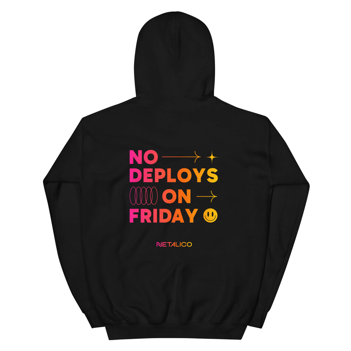 No Deploys on Friday Hoodie - Stay Cozy, Code Smart